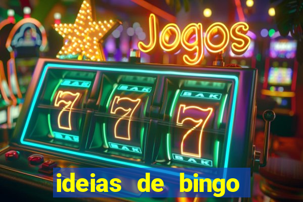 ideias de bingo para o natal